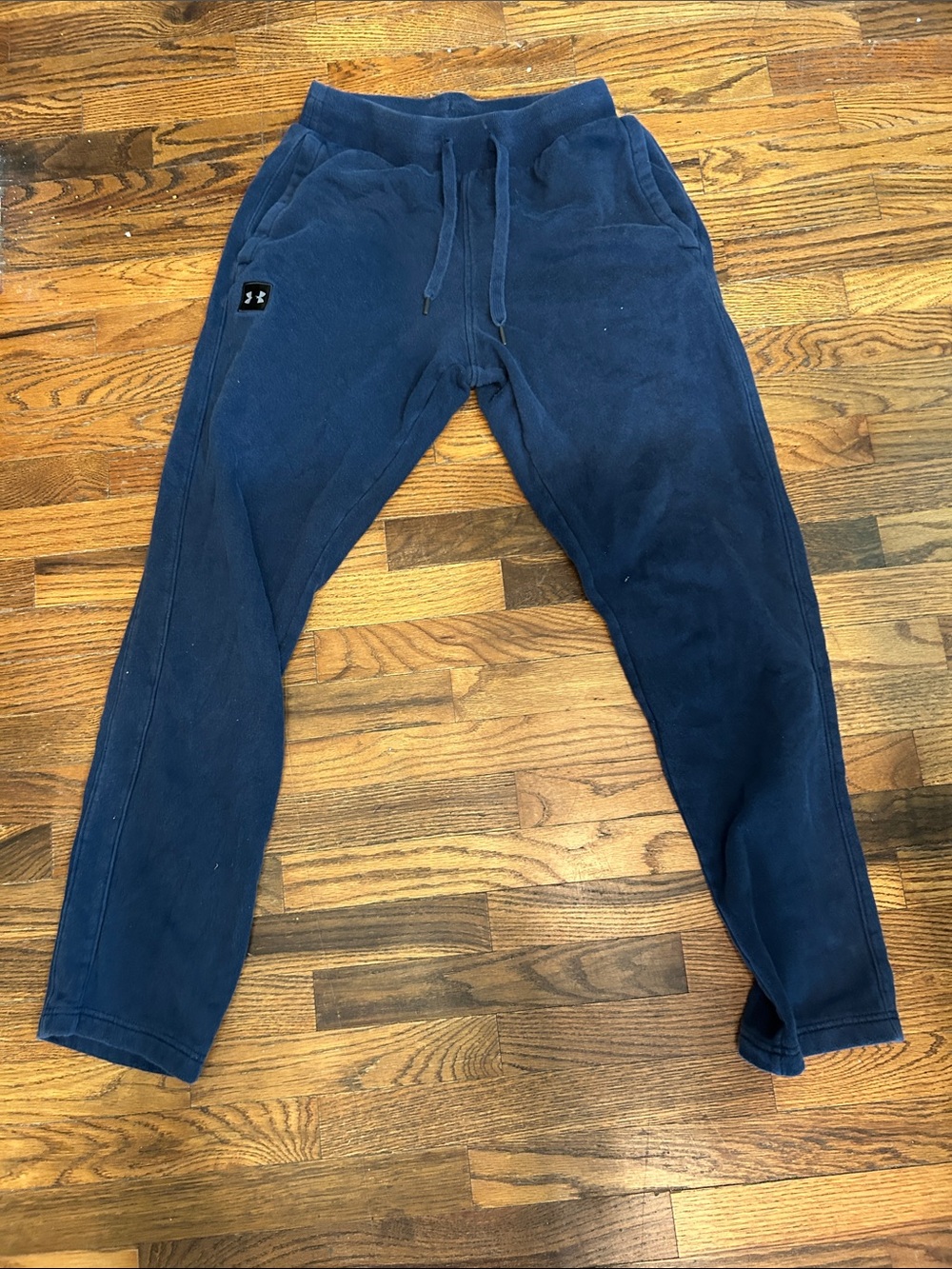Under Armour Navy Blue Slim Jogger Sweatpants